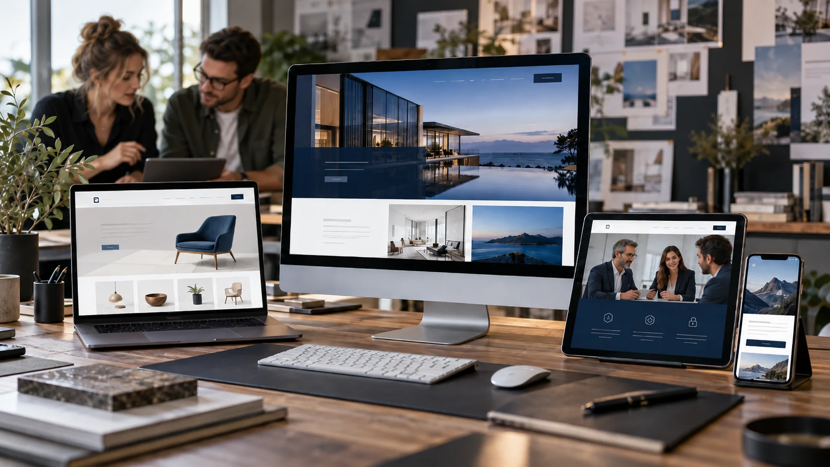 Tipos de páginas web desarrolladas por IA Organiza: corporativas, landing pages, tiendas online y servicios