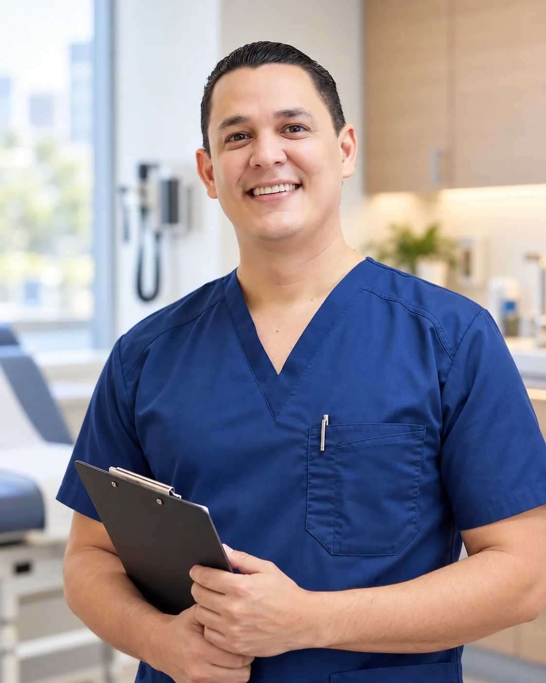 Fotografía real de Dr. Sebastián Rojas, Director Médico en Rojas Estética Dental